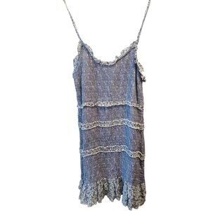 Sim & Sam NWT Blue Smocked Mini Dress